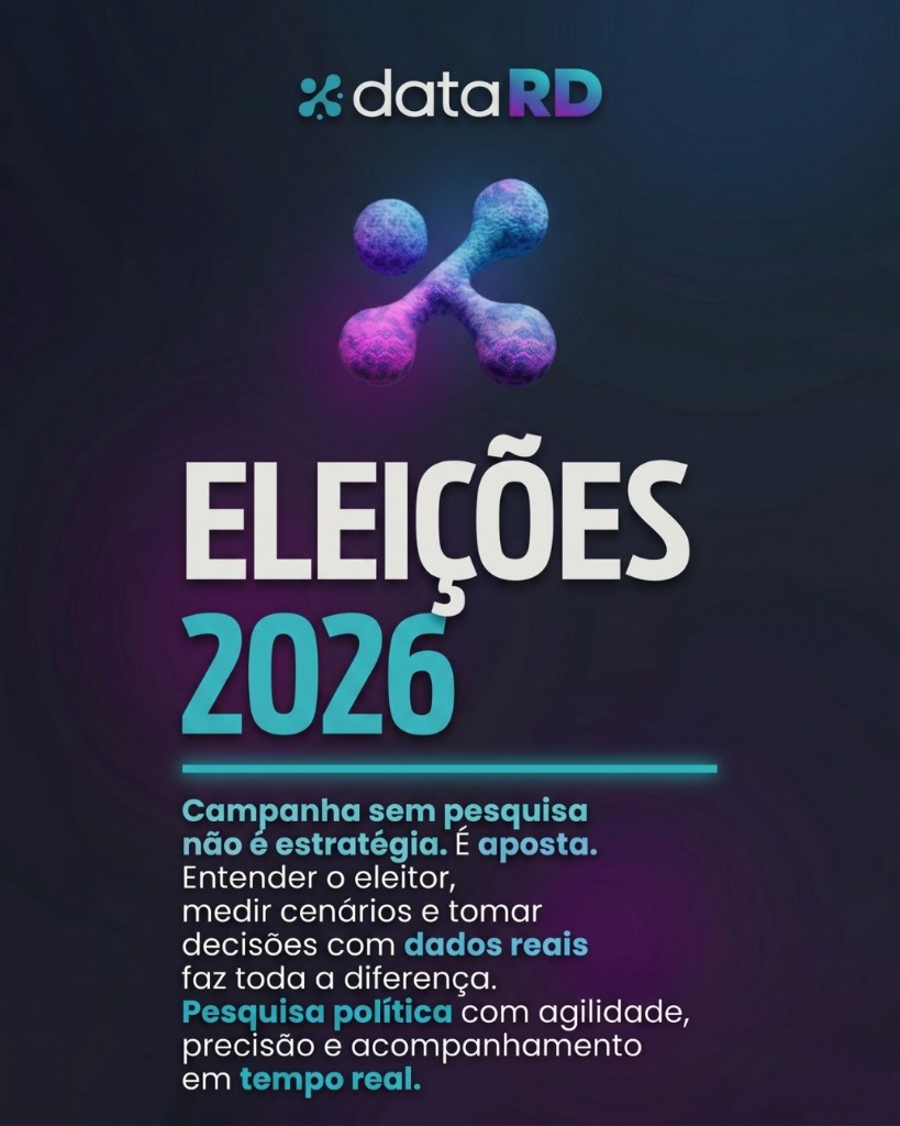 Pôster dataRD Eleições 2026